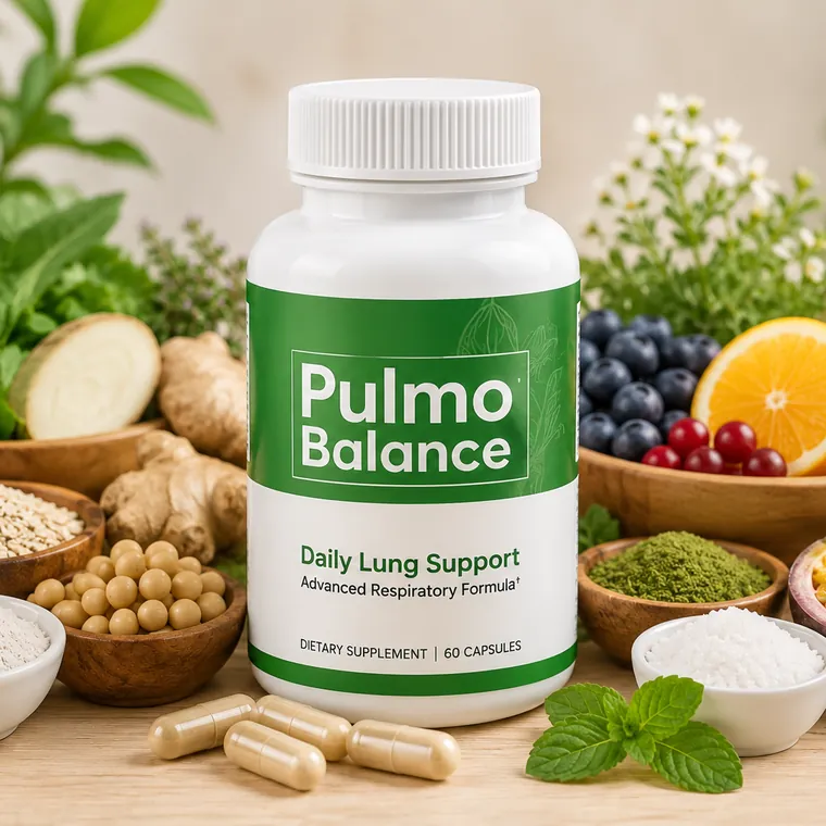 Pulmo Balance natural ingredients: Mullein, Bromelain, Quercetin and more